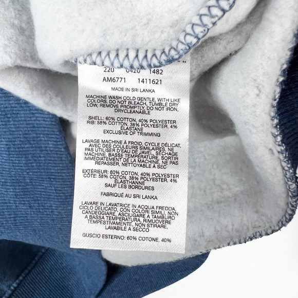 Columbia mens blue 1/4 zip pullover sweater Size medium - Picture 3 of 4